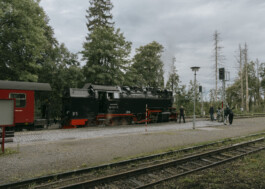 Historical steam locomotive of the Harz Narrow-Gauge Railway (HS Photography Dominik Hellmut Wolf